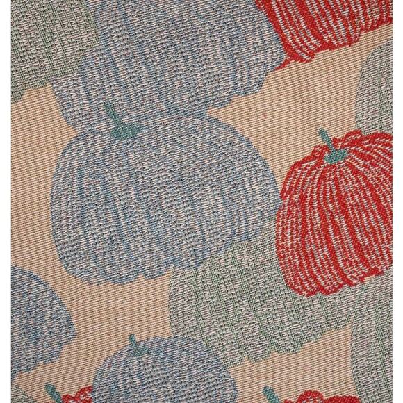 Pumpkin Fall Jacquard Sofa Protector 91” x 150” - Picture 6 of 10